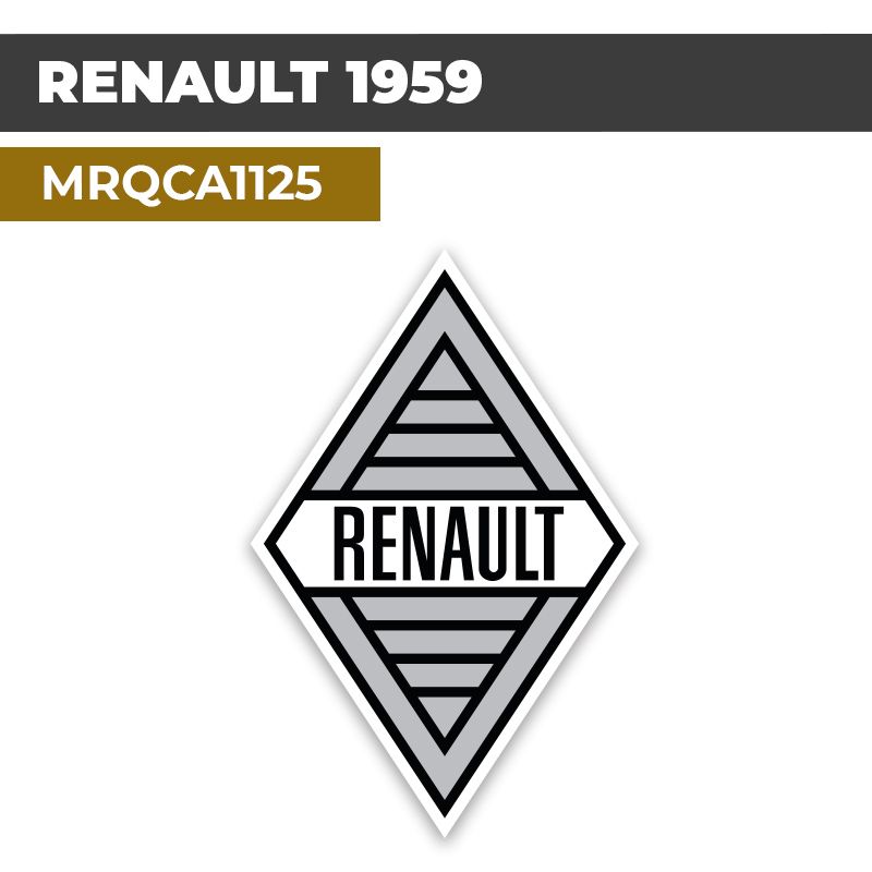 Autocollant RENAULT 1959 | Stickers Logo 1959 | MRQCA1125