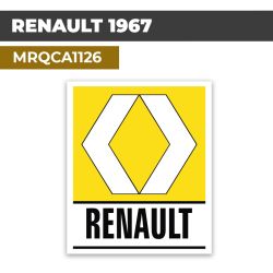 Autocollant RENAULT 1967 | Stickers Logo 1967 | MRQCA1126