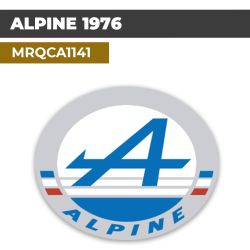Autocollant ALPINE 1976 | Stickers Logo 1976 | MRQCA1141