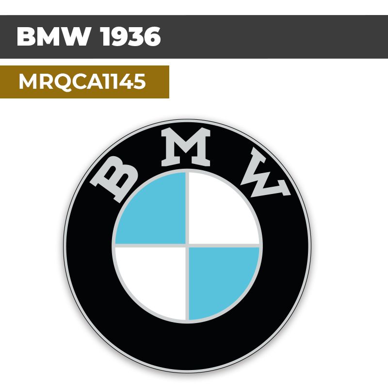 Autocollant BMW 1936 | Stickers Logo Automobile Allemande | MRQCA1145