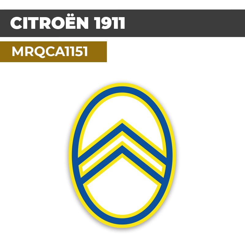 Autocollant CITROËN 1911 | Stickers Logo Automobile | MRQCA1151