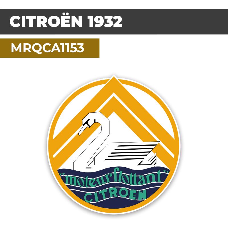 Autocollant CITROËN 1932 | Stickers Logo Automobile | MRQCA1153