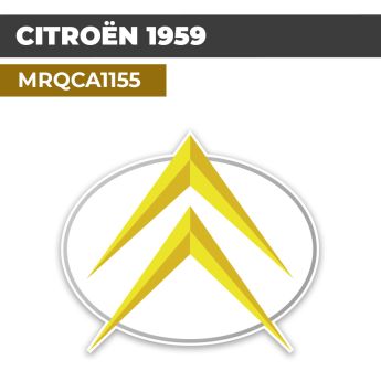 Autocollant CITROËN 1959 | Stickers Logo Automobile | MRQCA1155