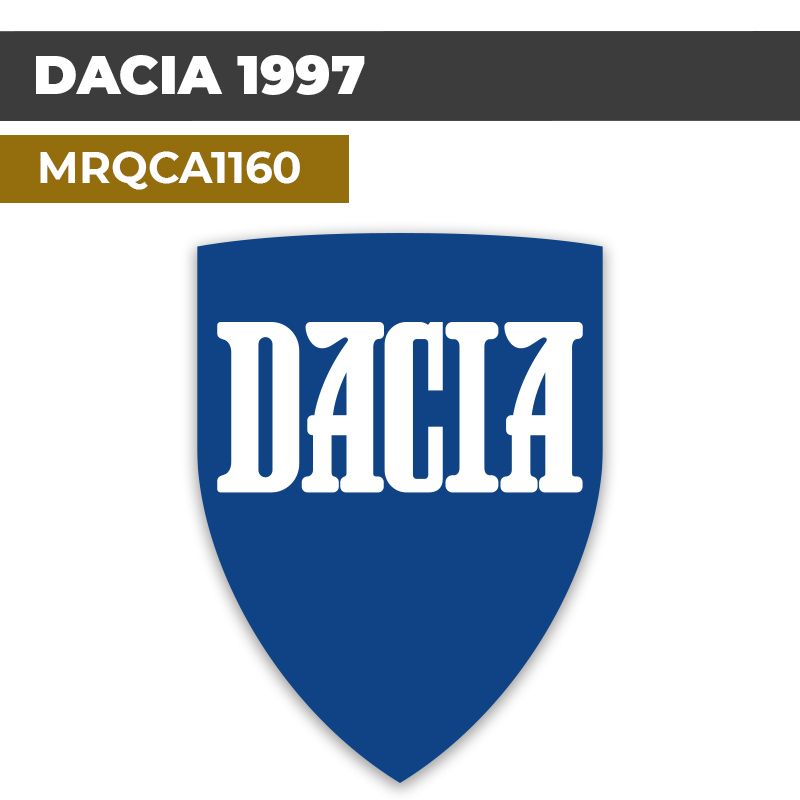 Autocollant DACIA 1997 | Stickers Logo Automobile | MRQCA1160