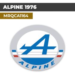 Autocollant ALPINE 1976 | Stickers Logo Automobile | MRQCA1164