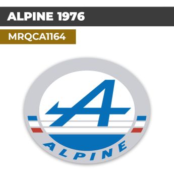Autocollant ALPINE 1976 | Stickers Logo Automobile | MRQCA1164