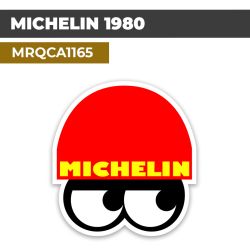 Autocollant MICHELIN 1980 | Stickers Logo Pneu | MRQCA1165