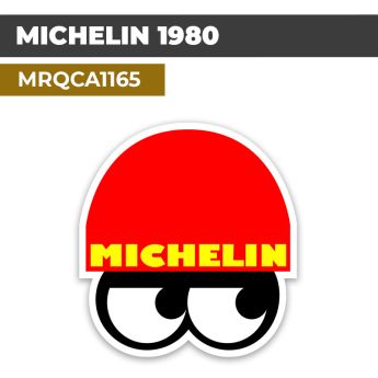 Autocollant MICHELIN 1980 | Stickers Logo Pneu | MRQCA1165