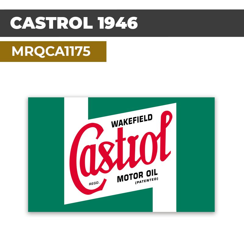 Autocollant CASTROL 1946 | Stickers Logo Automobile | MRQCA1175