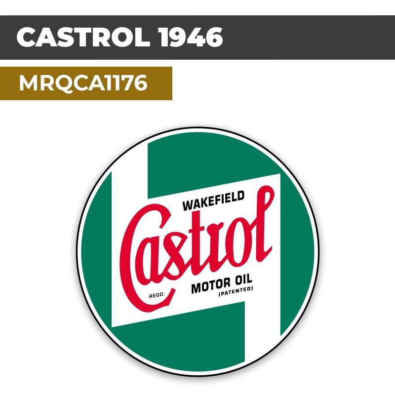 Autocollant CASTROL 1946 | Stickers Logo Motor Oil | MRQCA1176