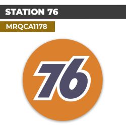 Autocollant STATION 76 | Stickers Logo Vintage | MRQCA1178