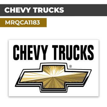 Autocollant CHEVY TRUCKS | Stickers Logo Camion Américain | MRQCA1183