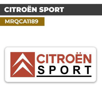 Autocollant CITROËN SPORT | Stickers Logo Automobile Française | MRQCA1189