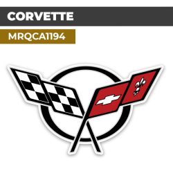 Autocollant CORVETTE | Stickers Logo Automobile USA | MRQCA1194