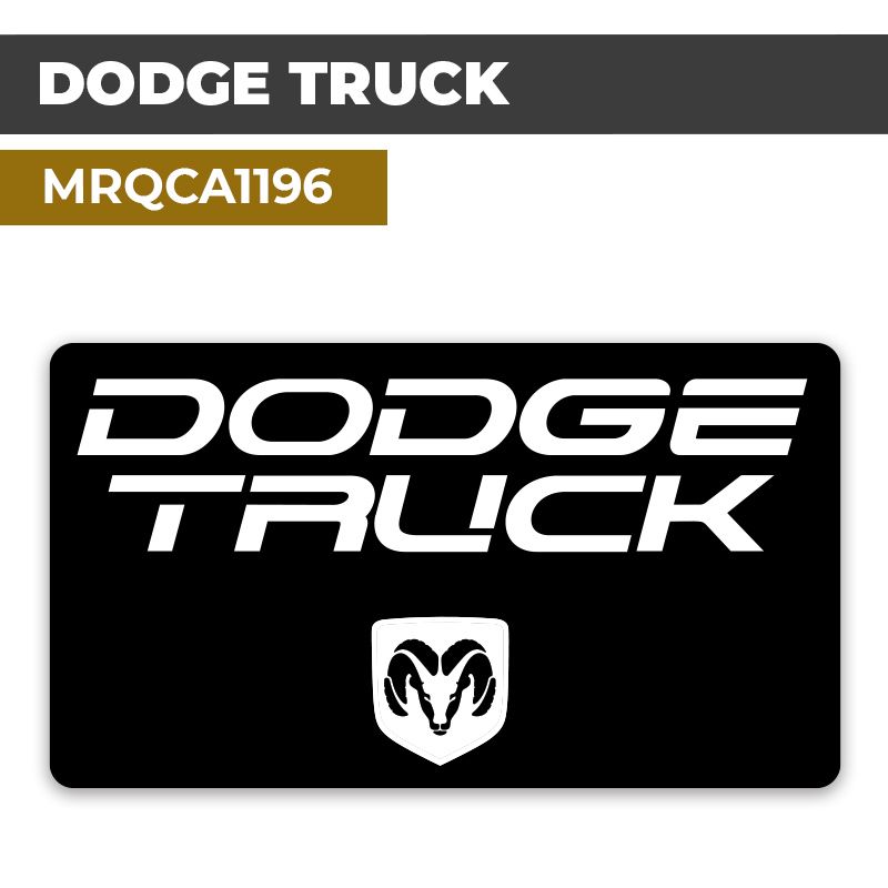 Autocollant DODGE TRUCK | Stickers Logo Camion Américain | MRQCA1196