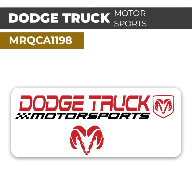 Autocollant DODGE TRUCK | Stickers Logo motor sports | MRQCA1198