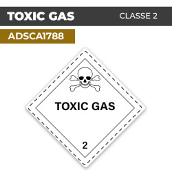 Autocollant TOXIC GAS |...
