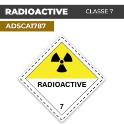Autocollant RADIOACTIVE |...