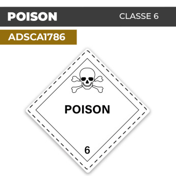 Autocollant POISON | Label Produits dangereux | ADSCA1786