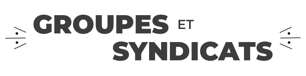 Autocollants Groupes & Syndicats : Logos Institutionnels