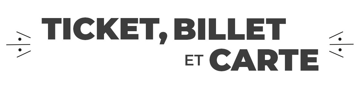 Autocollants Ticket/Billet/Carte : Signalétique Points de Vente