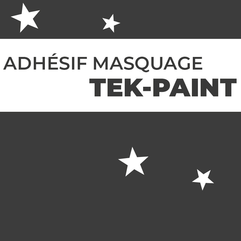 Adhésif Tek-PAINT : Masquage Bleu