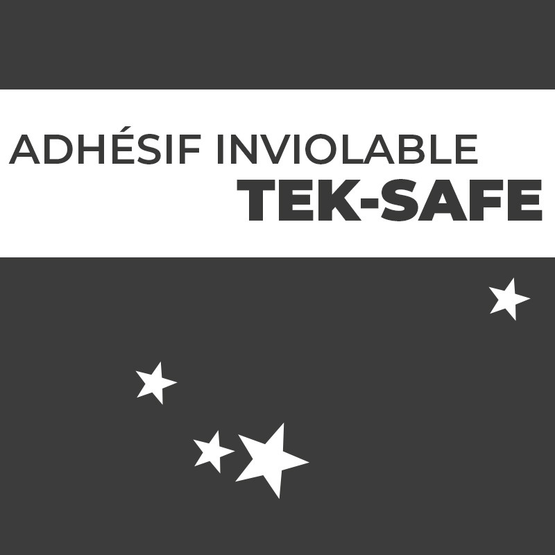 Adhésif Tek-SAFE : Inviolable