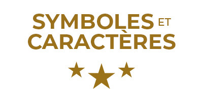 Symboles et Caractères
