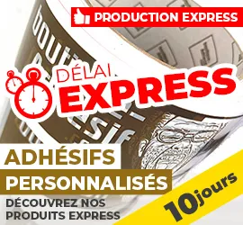 Adhésif personnalisé Express